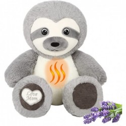 Microwavable Sloth Stuffed Animal with Lavender Scent Aromatherapy - 12" Heating Plush Toys Heat Aroma Scented Animals Warmer...