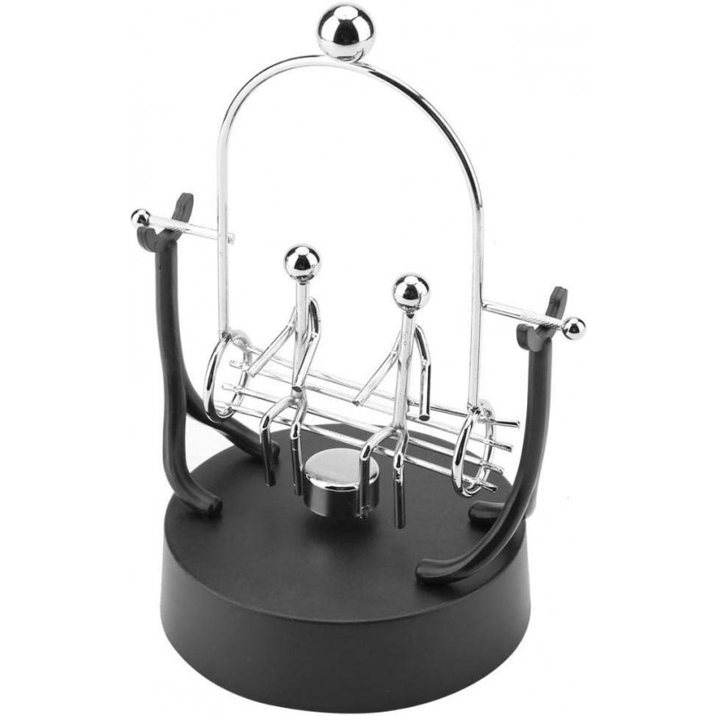 Electronic Shake Wiggle Device Perpetual Motion Model Desk Toy Swinging Kinetic Art Craft Decoration Steel Swings Sculpture B...