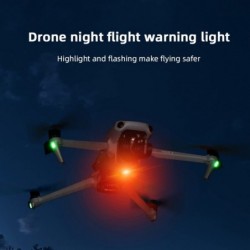 Drone Strobe Light Anti-Collision Strobe Light Night Flight Drone Light with Battery Indicators 4 Color 22 Mode Adjustable Mi...