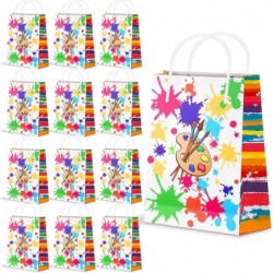 Art Party Bags Paint Art Party Treat Bags Sip and Paint Party Goodies Bags for Paint Splatter Party Art Party Decorations (Br...