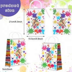 Art Party Bags Paint Art Party Treat Bags Sip and Paint Party Goodies Bags for Paint Splatter Party Art Party Decorations (Br...