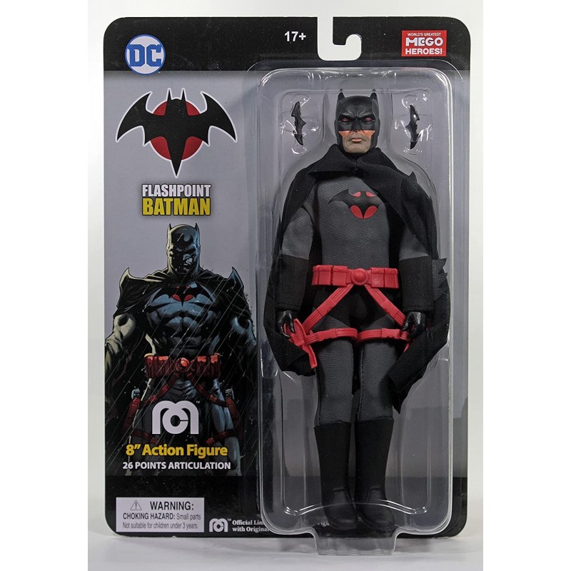 MEGO DC Heroes Flashpoint Batman PX 8IN AF $34.28 Action Figures