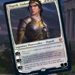 Magic: The Gathering Elspeth Undaunted Hero Planeswalker Deck | Theros Beyond Death | 60-Card Starter Deck $44.98 Card Games