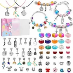 66 Pieces Charm Bracelet Making Kit Jewelry Beads Bracelet DIY Craft for Girls Jewelry Set for Arts and Crafts for Kids Ages ...