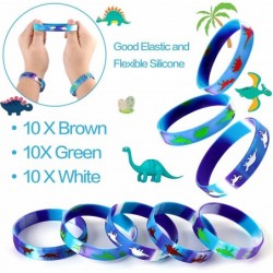 Dinosaurs Silicone Wristbands Rubber Bracelets Jurassic Dinosaur World Party Supplies For Dino Theme Party Birthday $18.66 Ki...