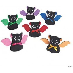 Plush Bats for Halloween (set of 12) Halloween Toys $44.87 Plush Figure Toys