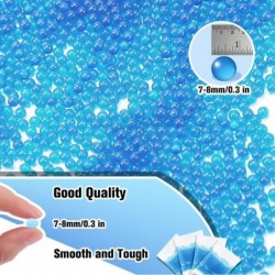 Water Based Balls Refill Ammo 7-8mm Gel Balls Bullet for Water Blaster Toy Splater Beads Ball Non Toxic (4 Pack 10 000 Per Pa...