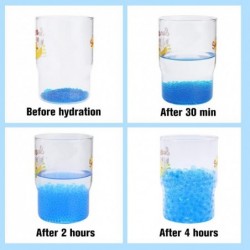 Water Based Balls Refill Ammo 7-8mm Gel Balls Bullet for Water Blaster Toy Splater Beads Ball Non Toxic (4 Pack 10 000 Per Pa...