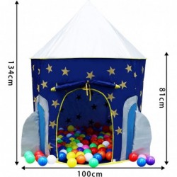 Rocket Ship Play Tent for Girls Boys Tent Castle for Indoor and Outdoor Portable Folding Play House with Carry Case（Not Inclu...