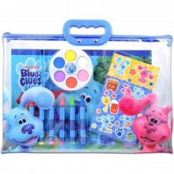 Blue's Clues Art Set Blue's Clues Activity Bundle - 12 Pc Blue's Clues Art Case with Blue's Clues Stickers Blue's Clues Writi...