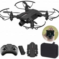 HJ66 Mini Drone 4K 1080P Camera WiFi 2.4G RC Quadcopter Foldable Dron Portable Toy HD Camera 6-Axis Gyro Remote Control Super...