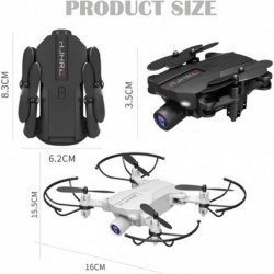 HJ66 Mini Drone 4K 1080P Camera WiFi 2.4G RC Quadcopter Foldable Dron Portable Toy HD Camera 6-Axis Gyro Remote Control Super...