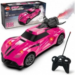 Spray Remote Control Car 27Mhz Mini Kids RC Car with LED Light 1:24 Scale Boys Girls Electric Sports Racing Toy Car Model Car...