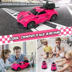 Spray Remote Control Car 27Mhz Mini Kids RC Car with LED Light 1:24 Scale Boys Girls Electric Sports Racing Toy Car Model Car...