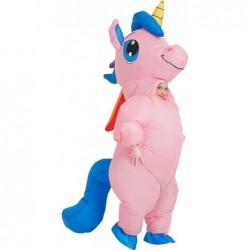 Inflatable Costume Full Body Unicorn Air Blow up Funny Party Halloween Costume for Kids $49.76 Kids' Costumes