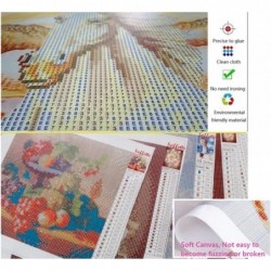 5D Diamond Painting by Number Kits New DIY Diamond Painting Kit for Adults Cross Stitch Full Toolkit Embroidery Arts Craft Pi...