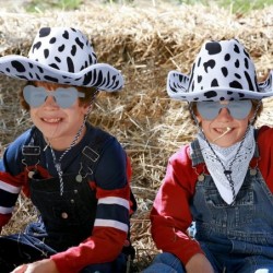 4 PCS Cow Print Cowboy Hat with Bandana Cowgirl Hat Cowgirl Outfit Men Cowboy Hat Cool Glasses Cow Print Belt Cowboy Hat Acce...