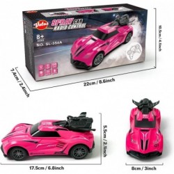 Spray Remote Control Car 27Mhz Mini Kids RC Car with LED Light 1:24 Scale Boys Girls Electric Sports Racing Toy Car Model Car...