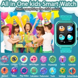 Smart Watch for Kids with Games Watch Toys for Kids 5-14 Yrs Kids Smart Watch with 26 Puzzle Games Music Camera Video Alarm T...