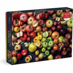 Heirloom Apples 1000 Piece Puzzle from - 27" x 20" Puzzle Beautiful Art by Julie Seabrook Ream Thick and Sturdy Pieces Fun an...