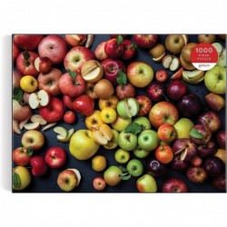 Heirloom Apples 1000 Piece Puzzle from - 27" x 20" Puzzle Beautiful Art by Julie Seabrook Ream Thick and Sturdy Pieces Fun an...