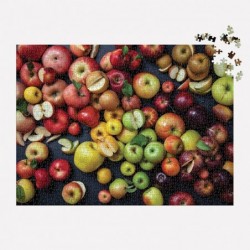 Heirloom Apples 1000 Piece Puzzle from - 27" x 20" Puzzle Beautiful Art by Julie Seabrook Ream Thick and Sturdy Pieces Fun an...