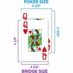 1546 Design 100% Plastic Playing Cards Poker Size Jumbo Index Green/Burgundy Double Deck Set $32.76 Card Games