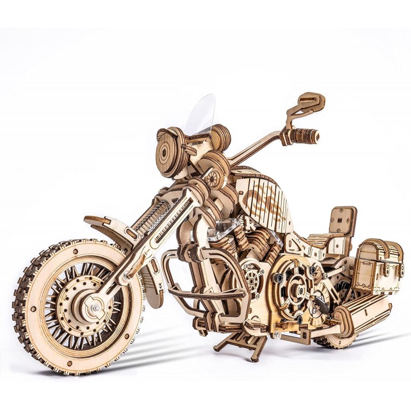 3D Wooden Puzzles for Adults 1:8 Scale Motorcycle Model Car Kits to Build - DIY Wood Craft Hobbies for Adults/Men/Women for T...