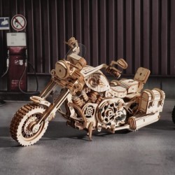 3D Wooden Puzzles for Adults 1:8 Scale Motorcycle Model Car Kits to Build - DIY Wood Craft Hobbies for Adults/Men/Women for T...