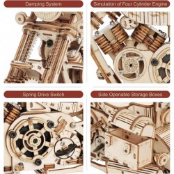 3D Wooden Puzzles for Adults 1:8 Scale Motorcycle Model Car Kits to Build - DIY Wood Craft Hobbies for Adults/Men/Women for T...