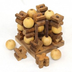 Wooden 3D XO Tic Tac Toe XOXO: Handmade Wooden Game for Adults from with SM Gift Box(Pictured)… $42.57 3-D Puzzles