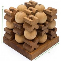 Wooden 3D XO Tic Tac Toe XOXO: Handmade Wooden Game for Adults from with SM Gift Box(Pictured)… $42.57 3-D Puzzles