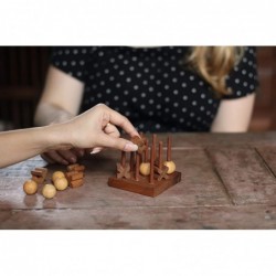 Wooden 3D XO Tic Tac Toe XOXO: Handmade Wooden Game for Adults from with SM Gift Box(Pictured)… $42.57 3-D Puzzles