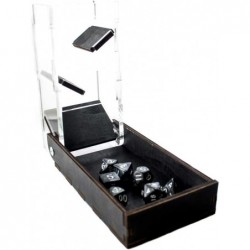 Travel Portable Draw Bridge Dice Tower – Black $50.33 Game Accessories