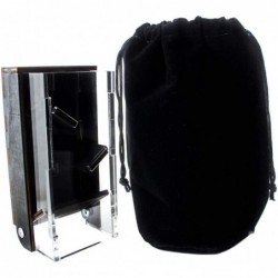 Travel Portable Draw Bridge Dice Tower – Black $50.33 Game Accessories