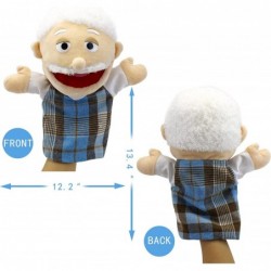 Family Hand Puppets Puppets for Kids Role Paly Family Members 13.4 INCH Multi-Ethnic Puppets Plush Soft Hand Puppets Family P...