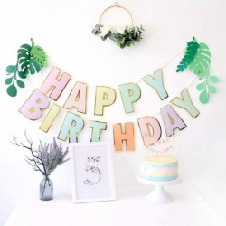 Happy Birthday Banner and Decorations-Girls Toddler Birthday Decorations-Happy Birthday Banner and Dot Garland Pastel Colors ...