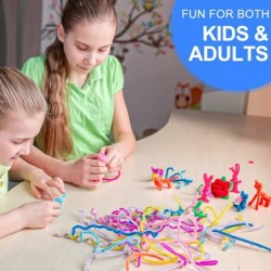 2400 Pieces Pipe Cleaners 24 Assorted Colored Chenille Stems Pipe Cleaners Craft Fuzzy Pipe Cleaners Colorful Pipe Cleaners F...