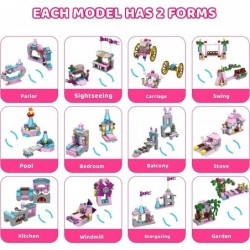 2022 Christmas Advent Calendars 24 Days Countdown Calendars with Girls Princess Castle and Ice Cream Truck Building Blocks fo...