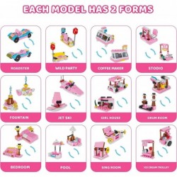 2022 Christmas Advent Calendars 24 Days Countdown Calendars with Girls Princess Castle and Ice Cream Truck Building Blocks fo...