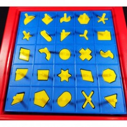 Perfection Board Game Complete Set of 25 Replacement Pieces Parts Shapes Pegs $19.34 Board Games