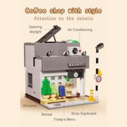 C66007W Summer Japanese Coffee Shop Modular MOC House Building Kit CADA Master 1116 Pieces Street View Bricks with Lighting S...