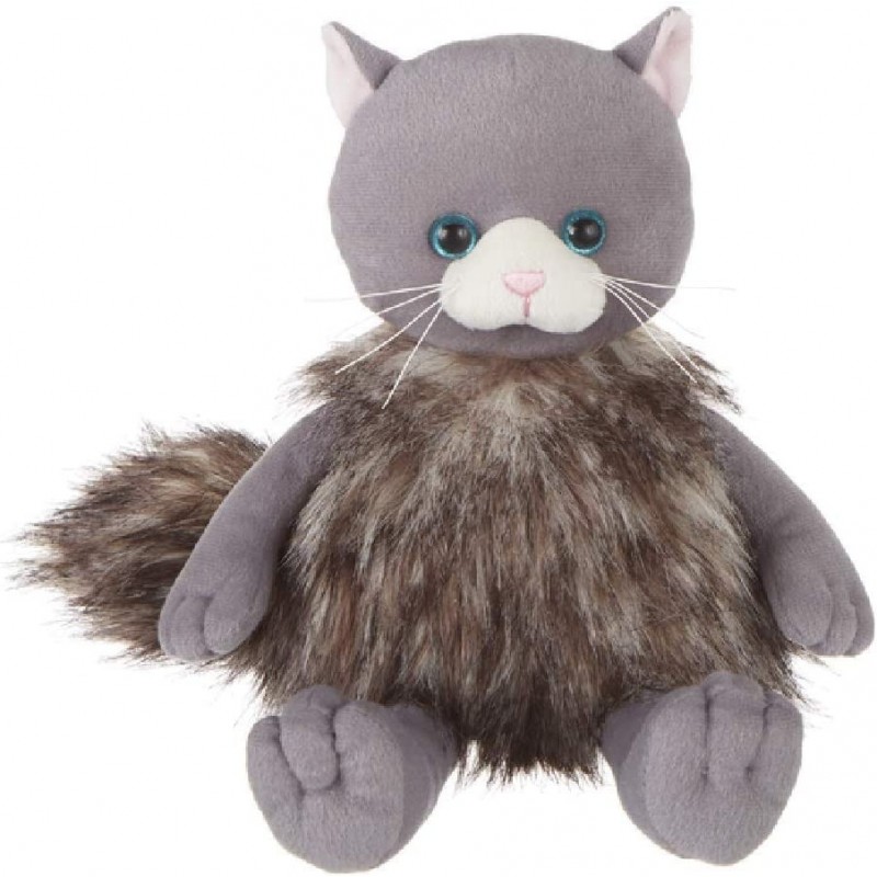 H14708 Gray Kami Kitten Plush Figure 16-inch High $22.22 Plush Figure Toys