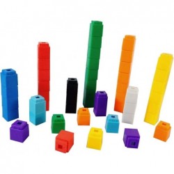 Math Manipulatives Counting Cubes Educational Number Blocks Kindergarten Learning Activities Math Cubes Set of 100 Number Blo...