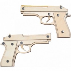 2-Pack Rubber Band Wood Gun -with 200 Rubber Bands-with 5 Shooting Targets- Outdoor Shooting Toys $47.24 Toy Foam Blasters & ...