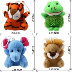 32 Piece Mini Plush Animal Toy Set Cute Small Animals Plush Keychain Decoration for Themed Parties Kindergarten Gift Teacher ...