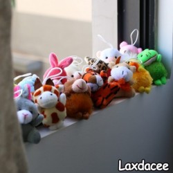 32 Piece Mini Plush Animal Toy Set Cute Small Animals Plush Keychain Decoration for Themed Parties Kindergarten Gift Teacher ...