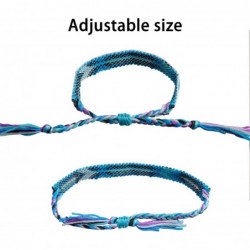 12 Pcs Nepal Woven Friendship Bracelets Handmade Braided String Adjustable Bulk Bracelet for Women Kids Girls $24.32 Kids' Dr...