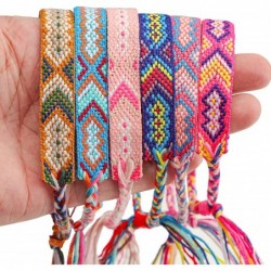 12 Pcs Nepal Woven Friendship Bracelets Handmade Braided String Adjustable Bulk Bracelet for Women Kids Girls $24.32 Kids' Dr...