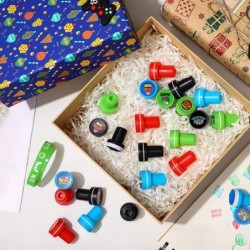 24 Pieces Video Game Party Favors Assorted Video Game Stamps Game Theme Mini Stamps Party Stamps Plastic Stampers Craft Stamp...